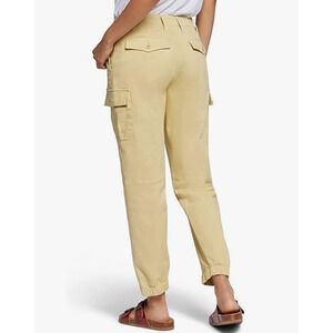 Current Elliott THE CADET Cargo Stretch Utility Pants in Maize Yellow 29 $266
